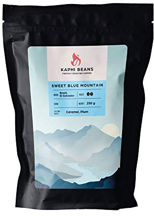 Jamaica Blue Mountain Coffee Blend,Freshly roasted Whole Beans, Medium Roast, 250g bag