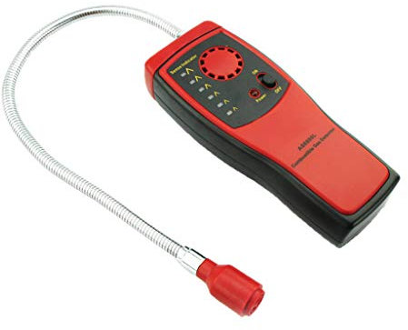 AS8800L Analizzatore di Gas combustibili Rilevatore di Gas combustibili Portatile per Auto Tester Tester Posizione di Perdita di Gas Allarme Acustico e Luminoso