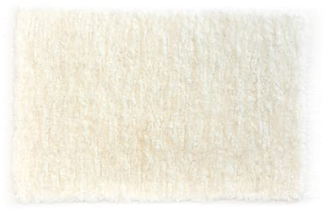 Vanuba - Handgewebter Schaffell Teppich, 60x100 cm, Kurzflor Lammfell, Warm und Weich, Perfekt für jedes Arrangement, 100% handgemachtes Naturprodukt, Zero Waste - Hell