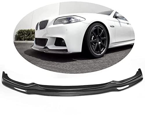 Yucss Passend Für BMW F10 M-Sport Non-M5 2010-2013 Kohlefaser Cf Frontkinnspoiler Stoßstangensplitter Frontlippe Body Kits, Nicht Passend Für M5