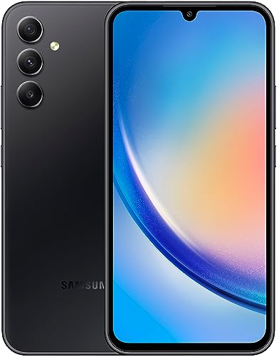 Samsung Galaxy A34 5G, Android Smartphone, 6,6 Zoll Dynamic AMOLED Display, 5.000 mAh Akku, 256 GB/8 GB RAM Handy in Awesome Graphite (Ricondizionato)