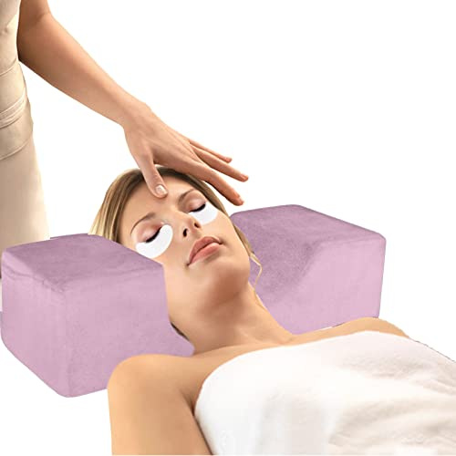 tongfeng Cuscino per ciglia a forma di U per estensione delle ciglia, comodo supporto per la testa in memory foam, strumento di bellezza per casa, spa e saloni di bellezza, supporto per collo per
