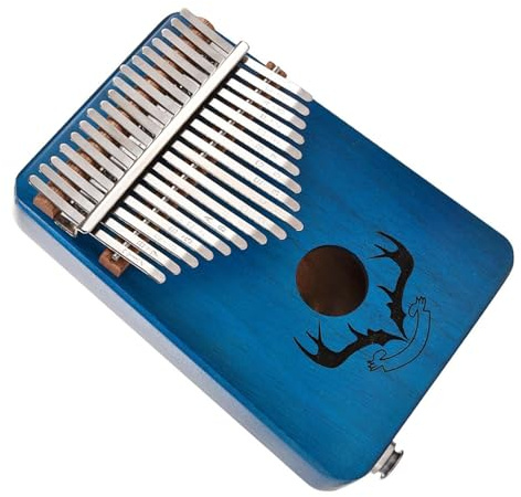 17 Tasten EQ Kalimba Daumenklavier Aus Mahagoniholz ​​Kalimba Fingerklavier Mit Tonabnehmer-Tuner-Hammer Kalimba Musikinstrument (Color : 02)