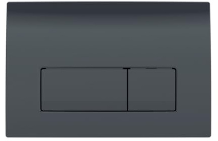 Geberit Betätigungsplatte Delta50 für Zweitasten-Spülung 115.119.DW.1, schwarz, Material Synthetik