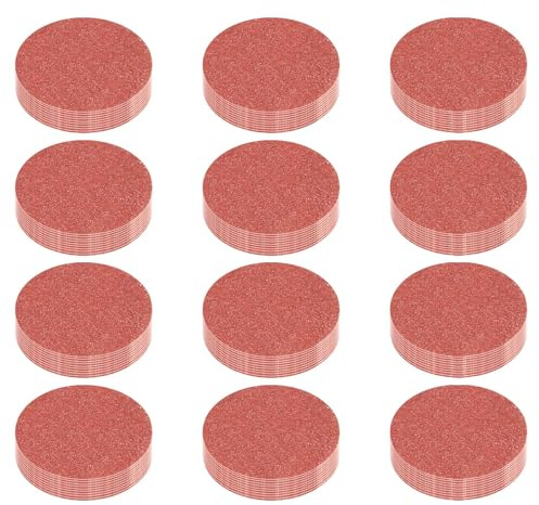 SenmaiTools 120 Stück Schleifpapier 50mm Klett Schleifscheiben Körnung 2000 | Rund Schleifpapier Klett 2 Zoll Schleifpads Geeignet für Elektrowerkzeuge Holzmöbellackierung Automobil
