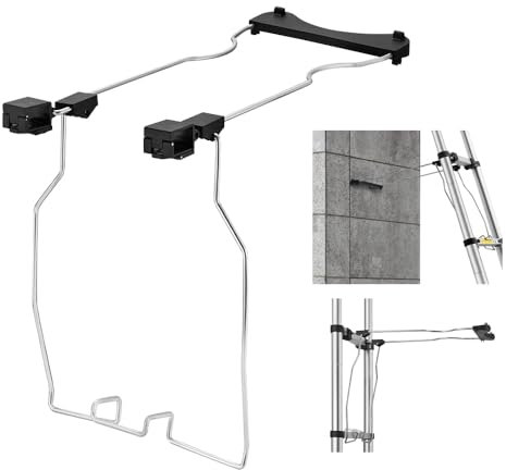 STANEW Leiter Stabilisator, Leiter Abstandshalte, Zubehör für klappbare Leitern, Aluminium-Klappleiter für 40 cm Stufenabstand