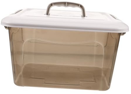 OSOLADY Kunststoff-aufbewahrungsbox Für Kofferraum Mit Griff Zur Aufbewahrung Von Werkzeugen Teilen Bauklötzen Malutensilien Organizer-box Tragbar Für Auto Haus Büro Reisen
