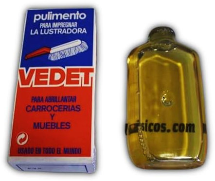 Bricoloco Lustradora y Pulimento líquido coche para carrocería, cristales y cromado. Quitapolvo para mueble. Limpia y protege contra el agua y suciedad (Solo Pulimento, 1)