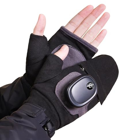 Beheizte Arbeitshandschuhe, Motorradhandschuh, elektrische Handschuhe für Damen, beheizte Reithandschuhe, verstellbar mit 3 Geschwindigkeitsstufen, beheizbare Handschuhe, beheizte Handschuhe ohne