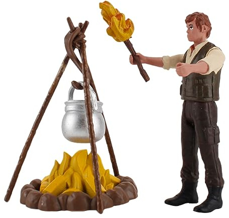 FELTECHELECTR Lagerfeuermodell Picknick-szenenmodell Camping-Lagerfeuer-Modell Für Haus Und Gartendekoration Beobachtungsgabe Und Analytischen Fähigkeiten