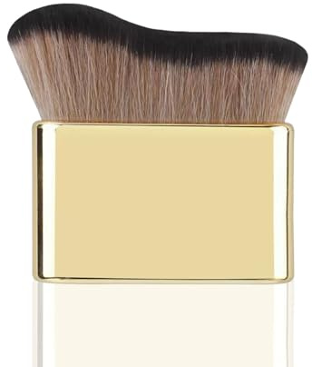 1 Pinceau Autobronzant Avec Pinceau Pour Fond De Teint En Fibres Synthétiques Pour Le Visage Et Le Corps Pinceau De Maquillage Pour L'Autobronzage, Le Maquillage Et Plus Encore