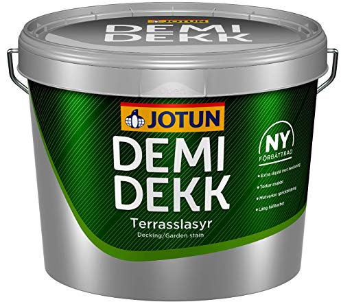 JOTUN DEMIDEKK TERRASSLASYR Holz-Öl außen | Wetterschutz-Oel | Holzschutz-Oel außen | Absolute Premium-Qualität |3 Liter NATURGRA 9072