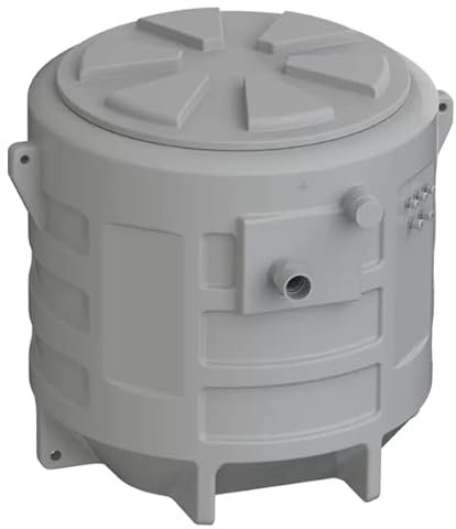 SFA - Station de relevage eau de pluie - Station de relevage à enterrer 2 pompes Sanifos 610 - Pour eaux pluviales - Triphasée bicanale -