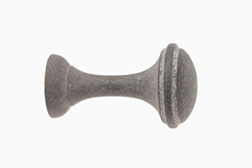 Charme Bois Ceruse | Ø28 | 2 Porte-Embrasse | Gris Cérusé