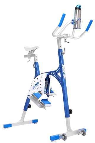 Waterflex Unisex Wx-wrmax1 Aquabike Aluminium WR Max WX WRMAX1 Schwimmbad Athleethisch Hydraulischer Widerstand Dra, blau, Profondeur 1,1 - 1,6m