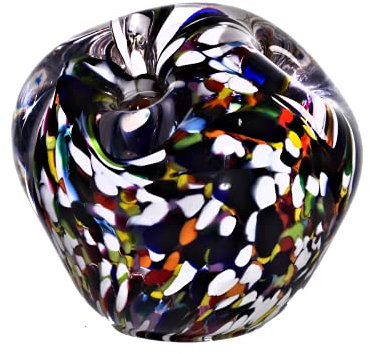 Glas Kugel Briefbeschwerer Stiftehalter Freestyle 7-11 cm Bunt Handgemachtes Glas Unikat