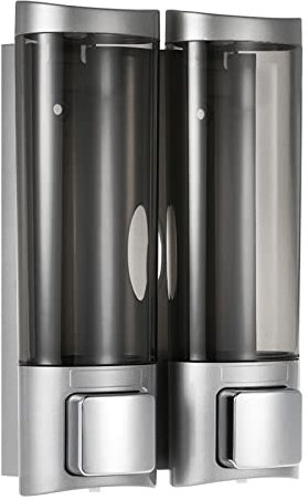 Kavolet 200mlx2 Manueller Seifenspender, Seifenspender Wandbefestigung, Handseifenspender Duschgelspender für Duschshampoo oder Handreiniger, Händedesinfektionsspender für Badezimmer Hotel