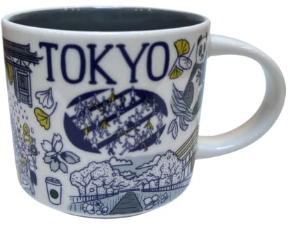 Starbucks Been There Series Tokyo Keramik-Kaffeetasse, 400 ml