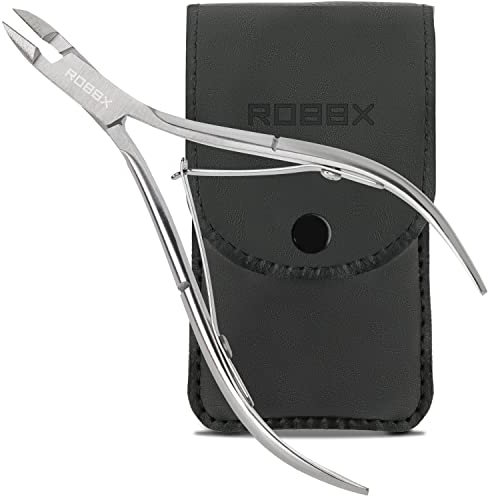 ROBBX® Nagelhautzange mit präziser Klinge | Edelstahl Nagelhautentferner zur Haut- und Nagel Entfernung | Nagelhaut Zange, Hautzange, Nagelhautschere