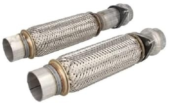 Flexrohr Reparaturrohr Katalysator mit Flansch kompatibel mit BMW E39 525d 530d M57