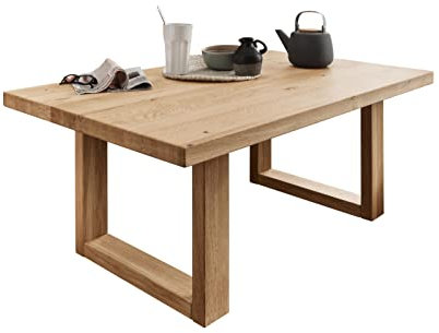 möbelando Couchtisch WZ-0169 aus Wildeiche in Natur geölt. Abmessungen (BxHxT) 110x45x70 cm