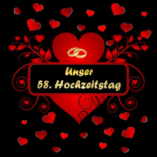 Unser 58. Hochzeitstag Engelshochzeit Fotoalbum & Gästebuch Engels Hochzeit Hochzeitstagebuch Geschenkidee Hochzeitsalbum Erinnerungsbuch ... Bullet Journal Notizbuch Foto Tagebuch