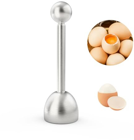 1 Piece Egg Cracker Egg Cutter,Stainless Steel Egg Topper Egg Separator Shell Breaker,Kitchen Egg Lover Egg Opener