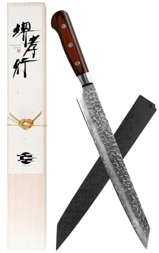 Sakai Takayuki 【The knife brand favored by Japanese chefs】 Damascus Sushi Sashimi Yanagiba Japanese 10.5 inch (MPN DY270)