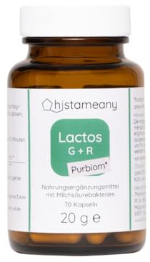 Lactos G+R, histaminneutrale Milchsäurebakterien, 70 Kapseln (10 Mrd. KBE)