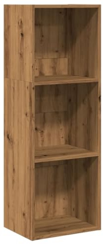 vidaXL Bücherregal Artisan-Eiche 40x30x114 cm Holzwerkstoff | Jede Menge Platz für Bücher und Kleinigkeiten, Elegant und stylisch für jeden Raum, Spart Platz auf dem Boden