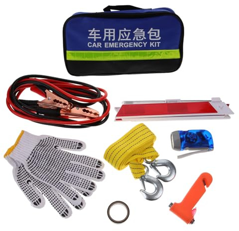 WEKADRIN 1set Strumenti Per Emergenza Stradale Per Auto Kit Multiuso Di Sicurezza Accessori Impermeabili e Compatti Per Assistenza Stradale