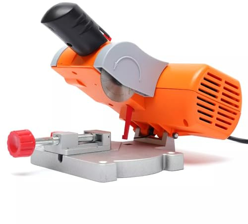 HarBin-Star - Benchtop, Mini Cut Off Machine, 220V 7800r/min Bench Cut Off Chop Saw, Cut-Off Saw Kit, for Cutting Metal Brass, Steel, Wood, Plastic
