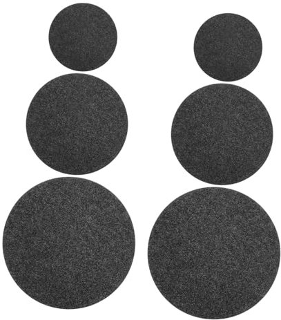 Abaodam 6pezzi Cuscinetti Feltro per Vasi da Giardino Coaster Assorbente per Piante con Diametri Protezione per Superfici e Facilità di Pulizia