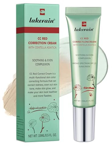 LOPHE CC Cream, CC Crema Alla Centella Asiatica, Trattamento Viso Colorato con Effetto Calmante per Una Carnagione Naturalmente Uniforme, Tutti i Tipi di Pelle, 15ml