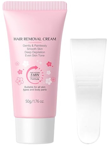 Kids Hair Removal Cream For Sensitive Skin,Moisturizing Depilation Lotion,50g Gentle Depilatory Lotion For Face,Legs,Underarms,Fast Acting & Non Greasy,Post Wax Care For Home,Travel And Vacation Use