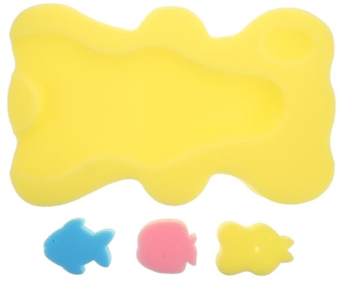 Gatuida Inserto de Bañera para Ñiño con Esponja Gruesa y Superficie Antideslizante para Recién Nacidos y Bebés