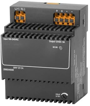 SVGVUBMUC Fuente de alimentación conmutada 60W 12V 5A