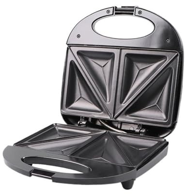 Máquina De Desayuno Multifuncional, Sandwichera Eléctrica, Miniparrilla For Pan, Sartén For Carne, For Hacer Paninis, Panqueques Y Waffles JäMn VäRme Snabb UppväRmning(Sandwich)