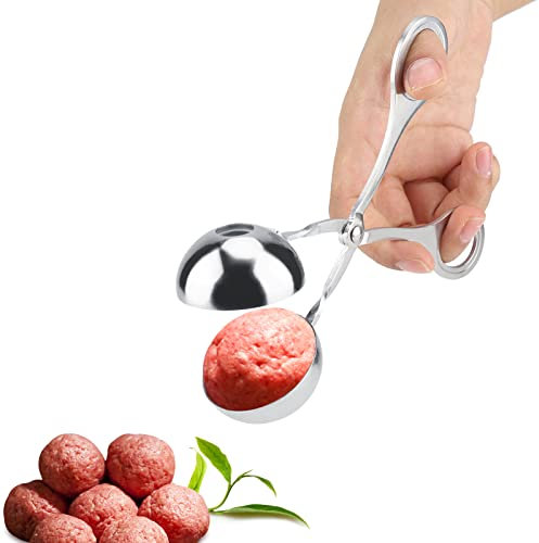 Rostfreier Stahl Fleischballer, Falafel Portionierer, Falafel Former Frikadellenformer, Eisportionierer Edelstahl, Cake Pop Form Edelstahl Fleischklößchen-Former Für Cake Pop, Eisportionierer, Obst