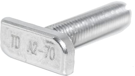 Viti a testa martello, M8X30, in acciaio inox A2, antiruggine, tipo 28/15, montaggio fotovoltaico e solare