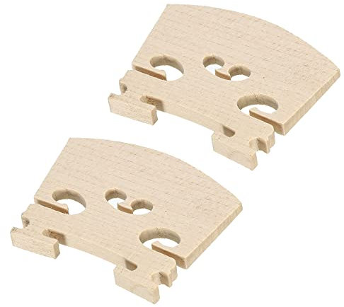 sourcing map 1/2 Violine Brücke Ahornholz Violine Teile für 1/2 Violine (2 Stück)