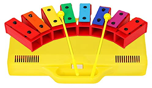 Lodokdre Xylophone Glockenspiel 8 chromatischer Resonator mit gelbem Etui