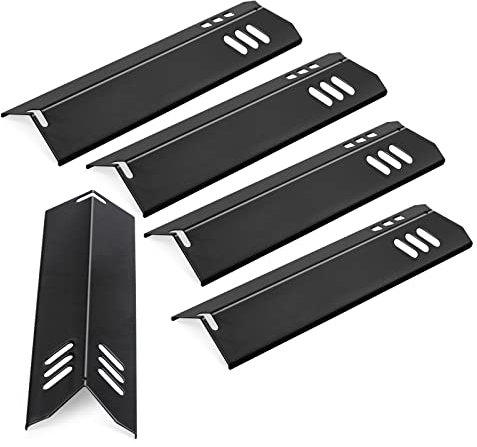Kalomo Grill Heat Plates for DGF493BNP DGF510SBP Dyna Glo Grill Replacement Parts, 15”Porcelain BBQ Grill Heat Shield Burner Covers Heat Tents for Backyard Grill BY13-101-001-13, Uniflame, BHG Model