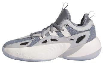 adidas Mixte Trae Unlimited Shoes Chaussures de Basket-Ball, Grey Three/Grey Two/Cloud White, 37 1/3 EU