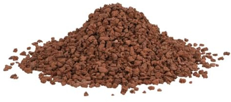 vidaXL Lavagranulat, Lavastein Biologische Filter, Multifunktional Lavamulch für Aquarium Landschaftsbau, Vulkangestein Garten Deko Steine, Rot 10 kg 5-8 mm