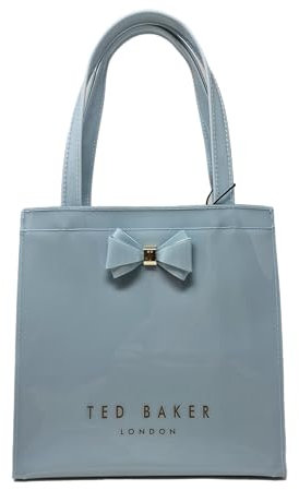 Ted Baker Aracon Damen Plain Bow Icon Shopper Bag Größe S in Hellblau, hellblau, Small