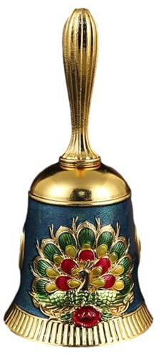 Pasdrucn Handglocke Hand, Glocke Hand Tischglocke, Resturant Service Glocke, Lauter Klang, Handklingel für Restaurant, Hotel, Geschäfte, Training von Haustieren (Stil 1)