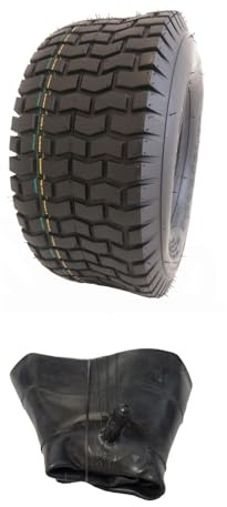 1x Schlauch + 1x 13x5.00-6 S2101 Rasenmäherreifen mit Schlauch Reifen für Rasentraktor Aufsitzmäher Rasenmäher in der Größe 13 x 5.00-6 13 x 5-6 Narubb 13x5-6