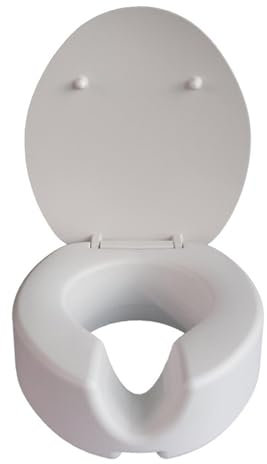 F Fityle Sedile WC rialzato,sollevatore sedile WC,universale,adatto alla maggior parte dei WC standard,rialzo sedile WC per assistenza alla flessione