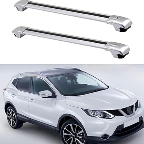 ZHAODG Barre Portapacchi per Auto, per Nissan Qashqai 2014-2021 Barre PORTATUTTO, portabiciclette, Barre trasversali da Tetto,Bagagli Trasporto Rack, Auto Accessori